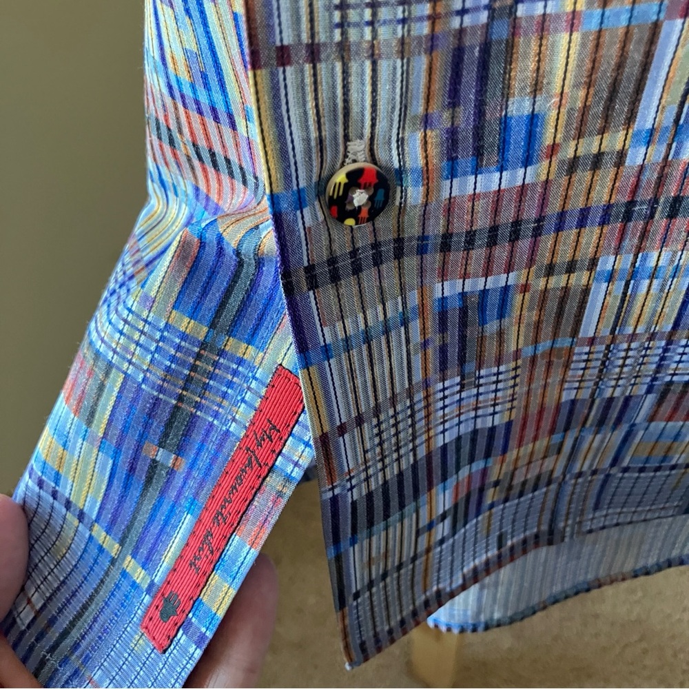 Stylish Multicolor Geometric Button Down Shirt - image 7